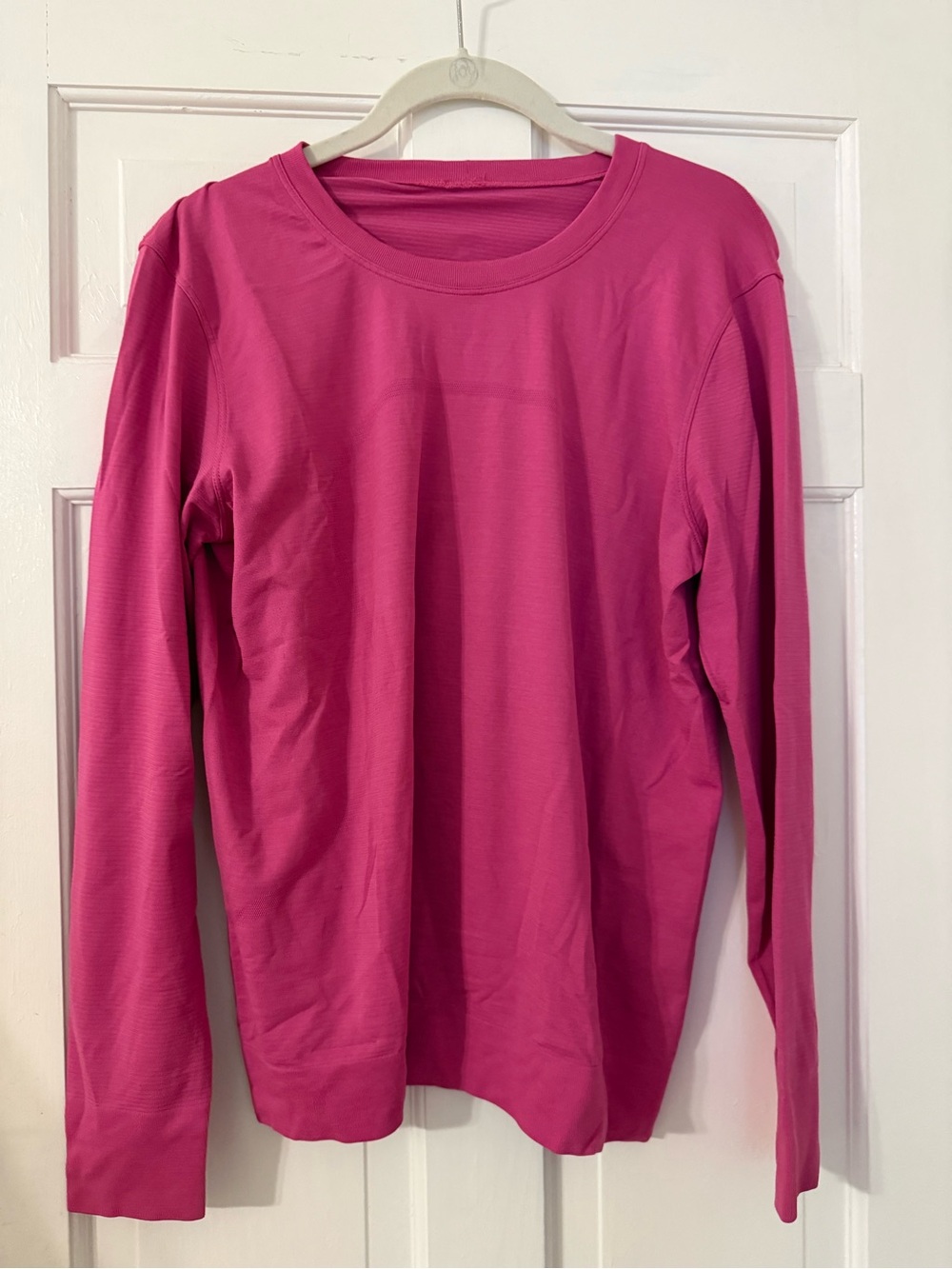 lululemon athletica Bright Pink Relaxed Swiftly Long Sleeve Tee